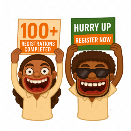 Register Now - 100+ Registrations Completed