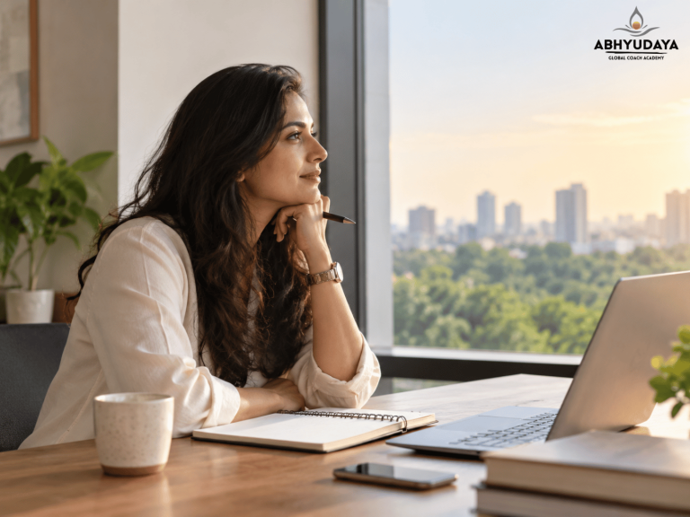Professional woman exploring a career in coaching